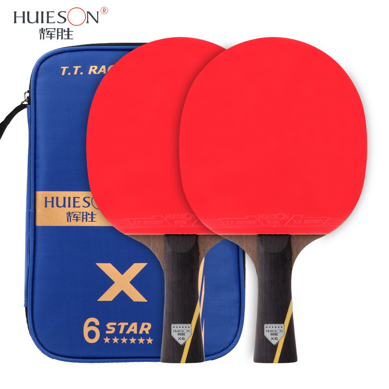 Table Tennis Kit - Huieson 6 gwiazdek ulepszony rakieta do