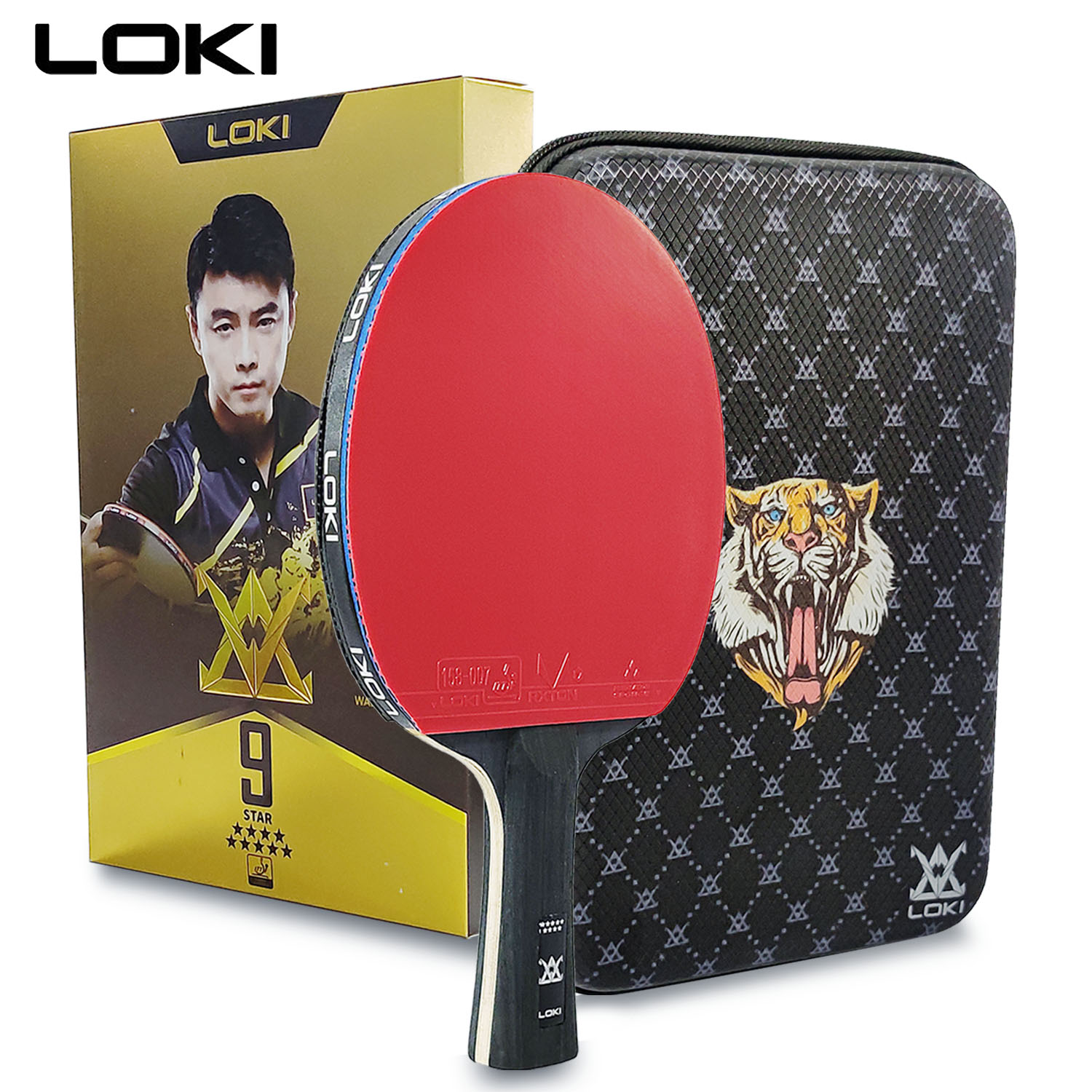 Table Tennis Kit - Rakieta do tenisa stołowego LOKI 9