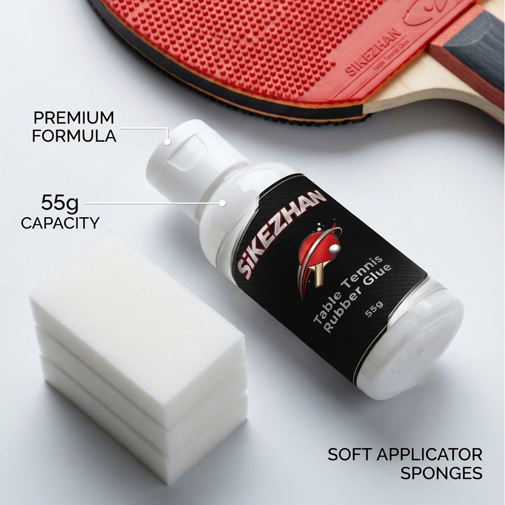 Klej do gum do tenisa stołoweg – Table Tennis Kit recenzja i cena