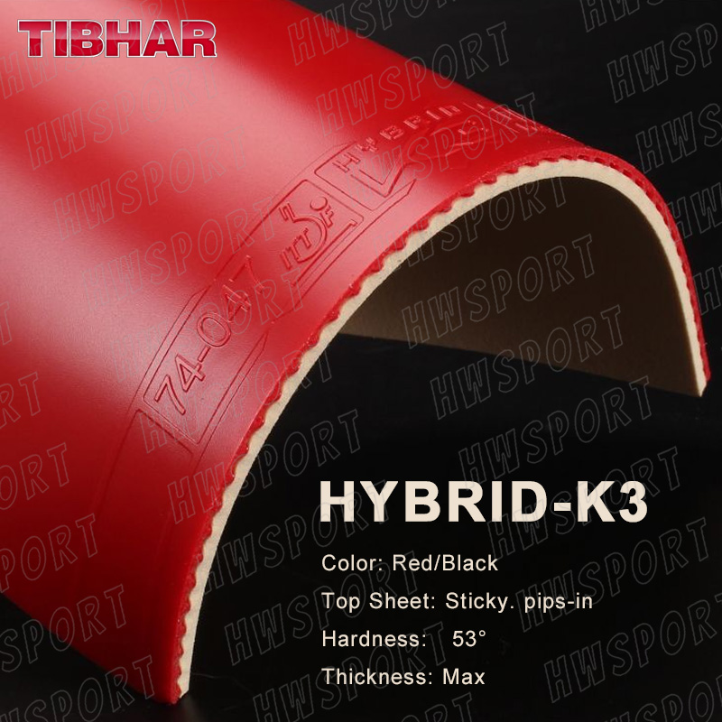 TIBHAR HYBRID K3 Gumowa tenis  – Table Tennis Germany recenzja i cena