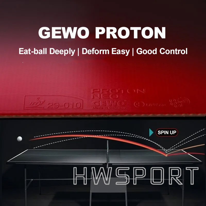 GEWO PROTON NEO do tenisa stoł – Table Tennis Germany recenzja i cena
