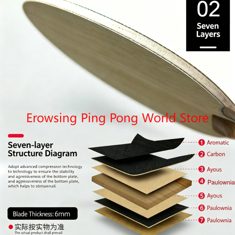 Drewno Shenlong ALC Carbon, 7- – Table Tennis In Chinese recenzja i cena