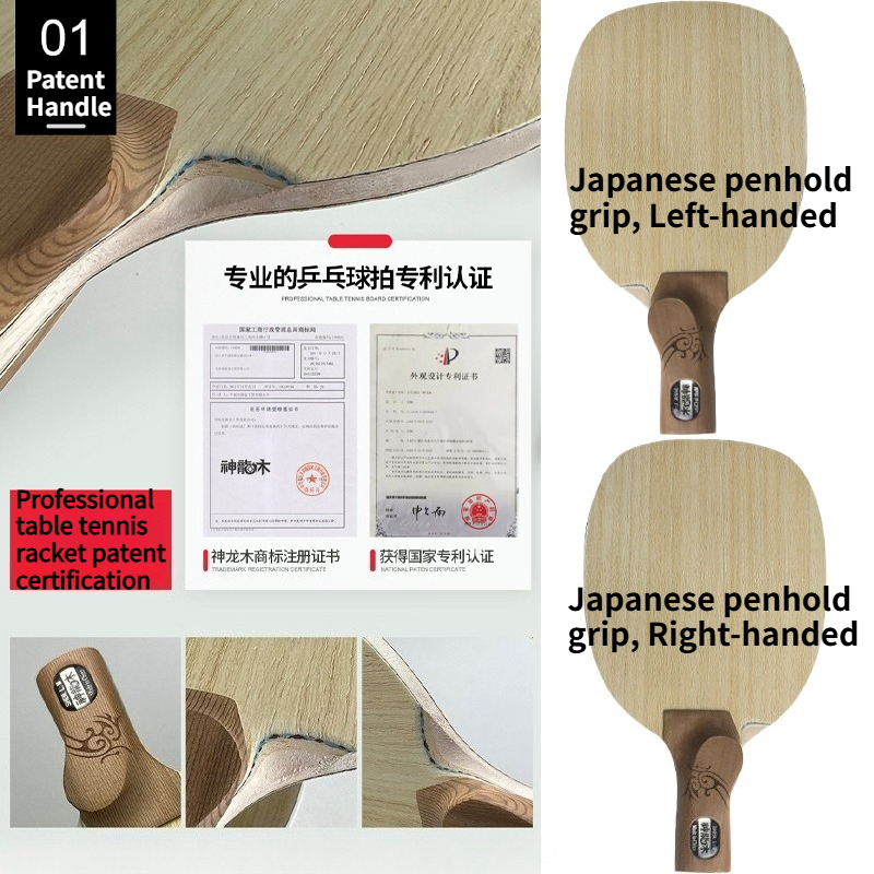 Chińskie/Japońskie uchwyty typ – Table Tennis In Chinese recenzja i cena